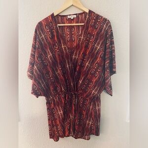EUC on the road red romper